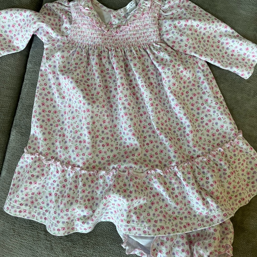 Kissy Kissy Pink Floral Baby Dress